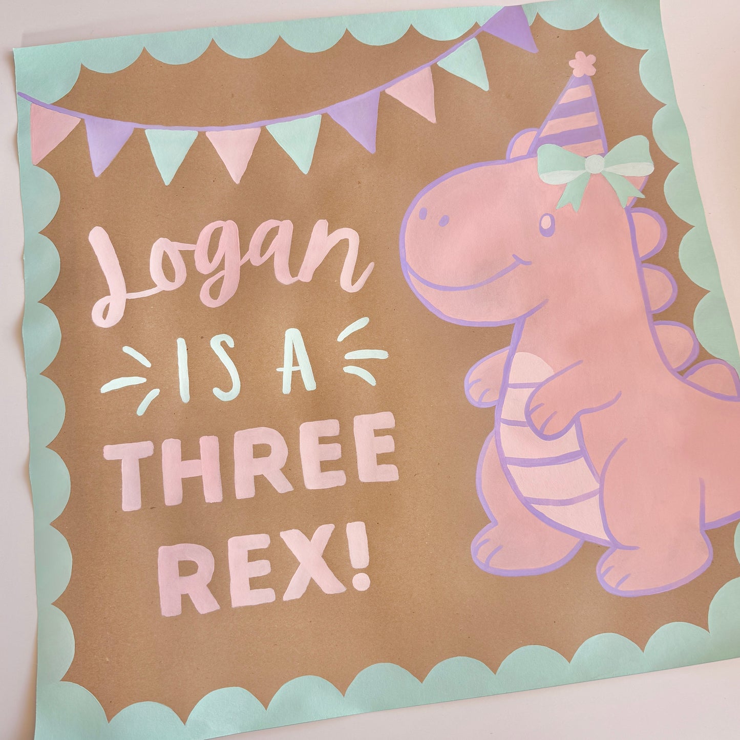 Hand-Painted Banner