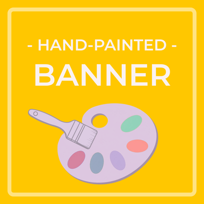 Hand-Painted Banner