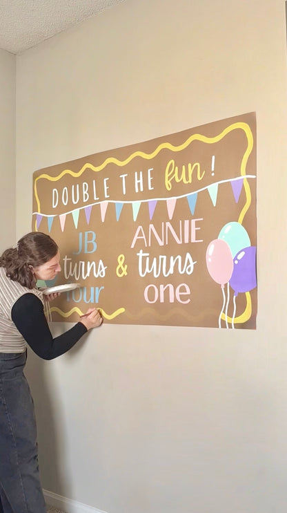 Hand-Painted Banner